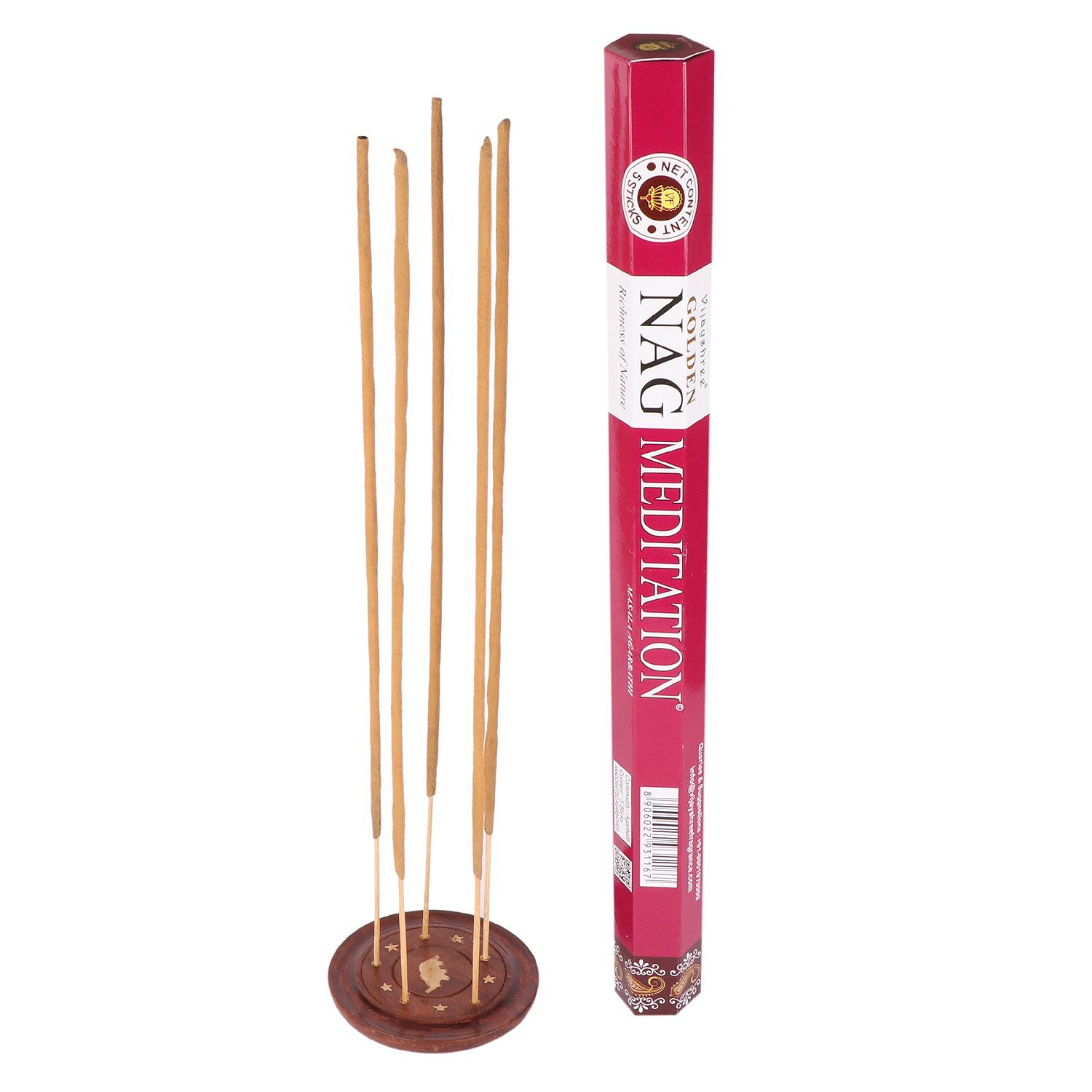 golden incense sticks